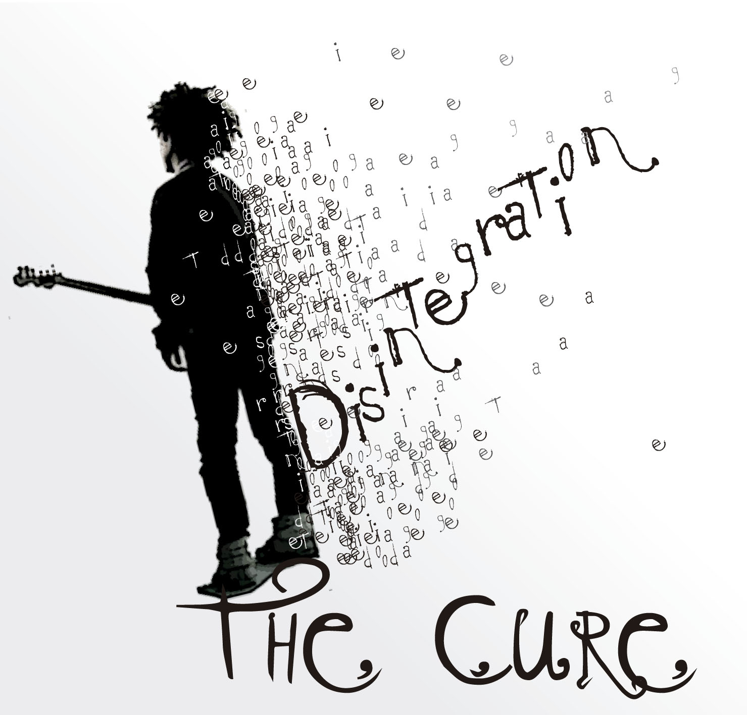 Caratula CD The Cure | Tinta negra
